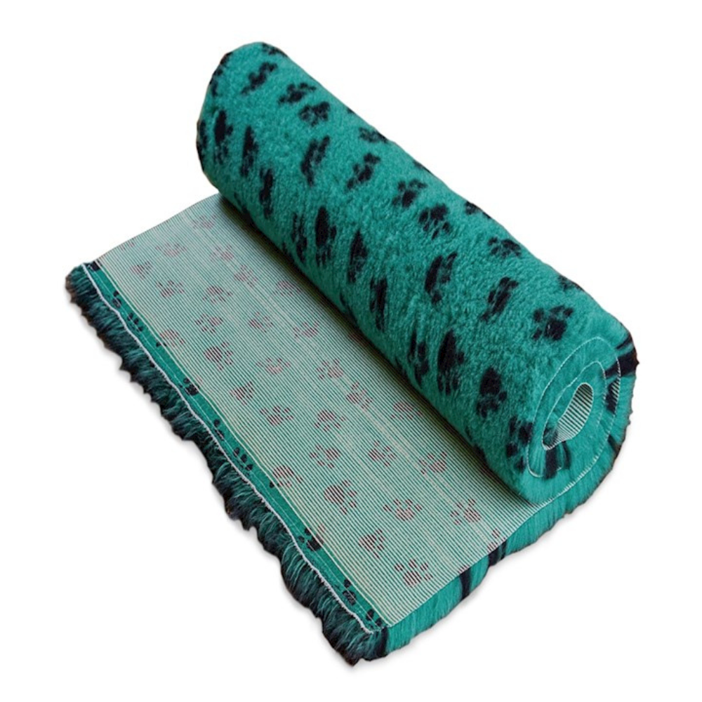 Active Non-Slip Vet Bedding Green Paws